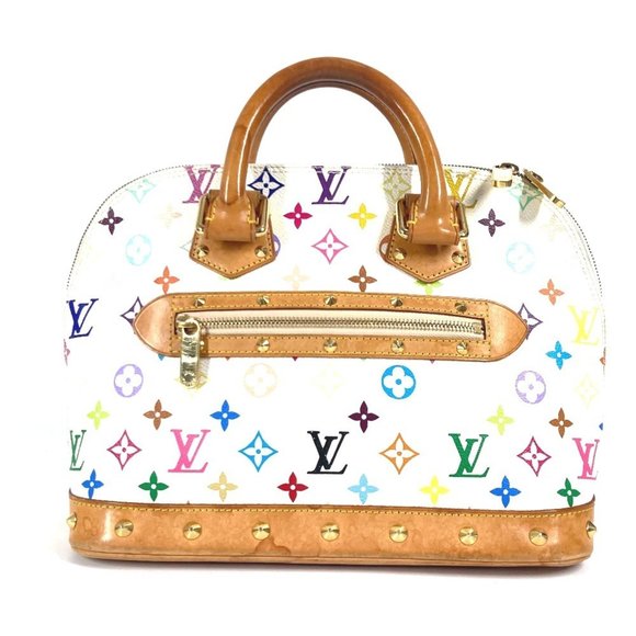 LOUIS VUITTON Handbags - LOUIS VUITTON M92647 Monogram Multicolore Alma Tote Bag with Studs, Canvas, W...
